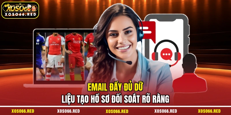 Email đầy đủ dữ liệu tạo hồ sơ đối soát rõ ràng