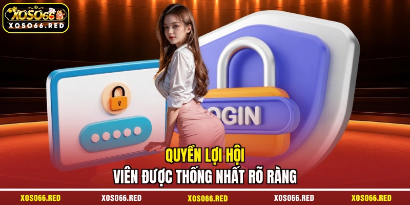 Quyền lợi hội viên được thống nhất rõ ràng